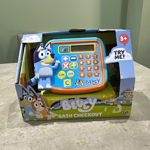 Bluey cash checkout set - bluey,