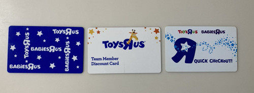 Toys employee time card - toys, us